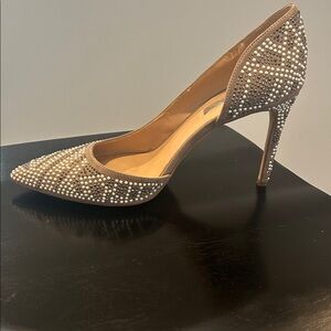 INC International Concepts Women's Sparkling Cream Heels